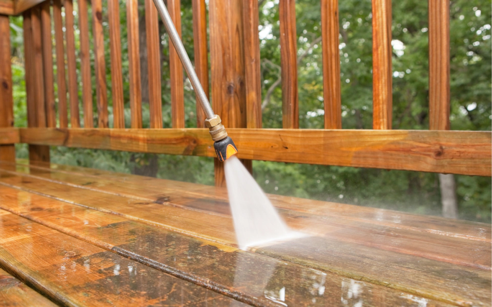 ongoing pressure washing